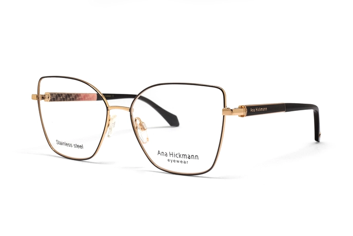 عینک طبی زنانه گربه‌ای آناهیکمن - Ana Hickmann AH1499 - AH1499 01A