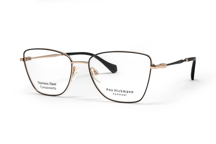 عینک طبی زنانه گربه‌ای آناهیکمن - Ana Hickmann AH1510 - AH1510 12A