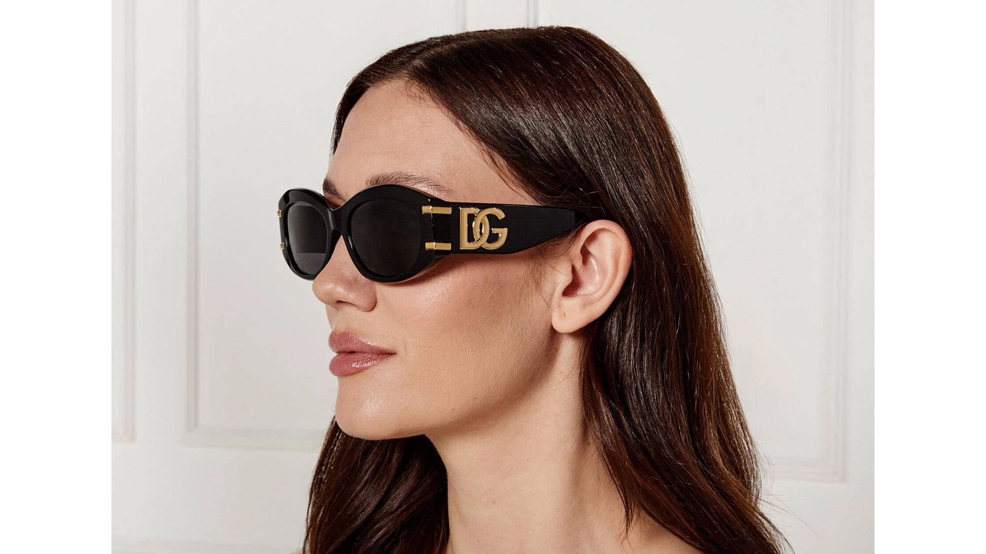 عینک آفتابی زنانه دولچه گابانا Dolce and Gabbana DG4502S کائوچویی مشکی با عدسی دودی