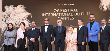 عینک امیر جدیدی در جشنواره فیلم کن 2021