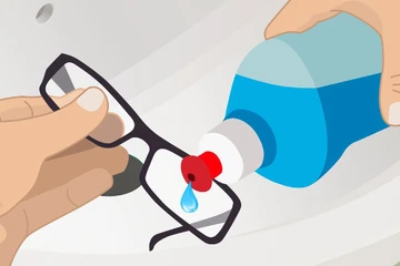 تمیز کردن عینک ها