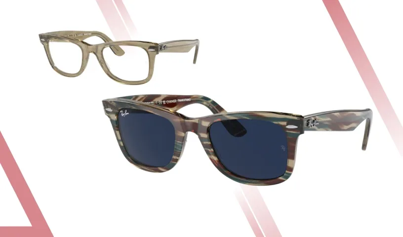 Ray-Ban Change؛ معرفی عینک ترنزیشن با فناوری تغییر رنگ ری‌بن