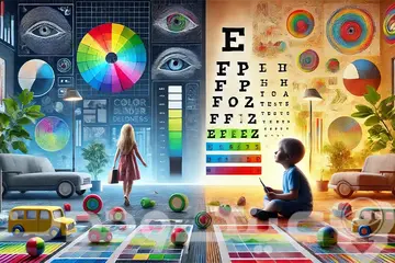 کوررنگی | آیا می‌دانید کودک شما یا حتی شما کوررنگی دارید؟