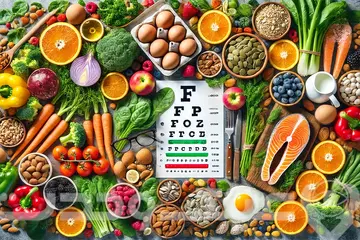 مواد غذایی مناسب برای چشم | ویتامین‌های مفید برای بینایی