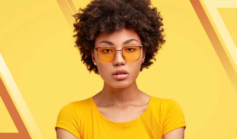 عینک شیشه زرد؛ انتخابی پرانرژی برای استایل متفاوت و شیک