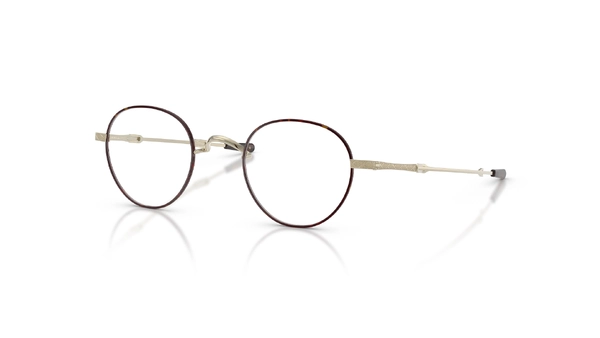 عینک طبی تیتانیومی گرد الیورپیپلز Oliver Peoples OV1368T رنگ قهوه‌ای لاک‌پشتی شامپاینی - زاویه سه‌رخ