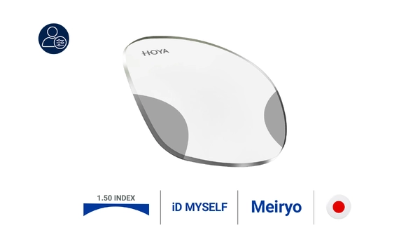 Hoya تدریجی MySelf ID ضریب شکست 1.50